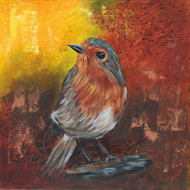 Robin 3 canvas artwork